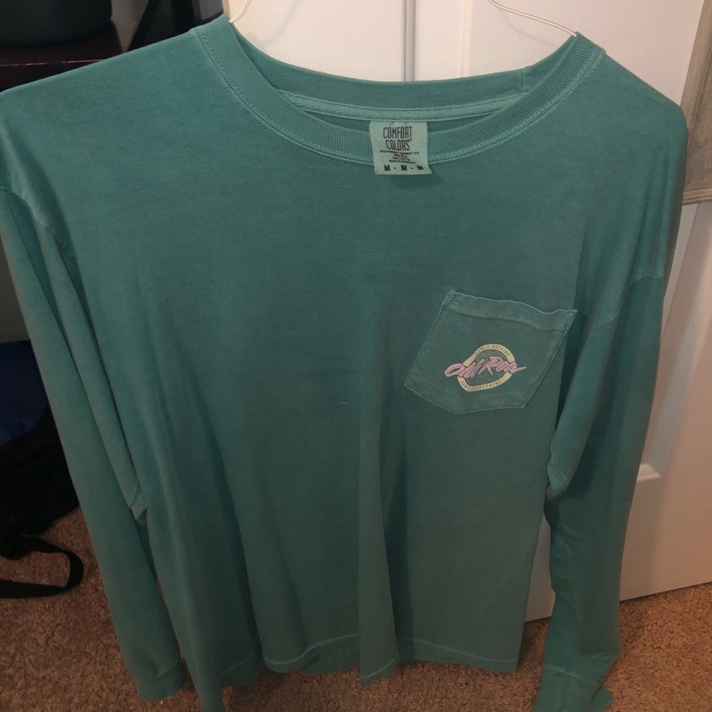 Men’s Old Row Comfort Colors Med LS shi…